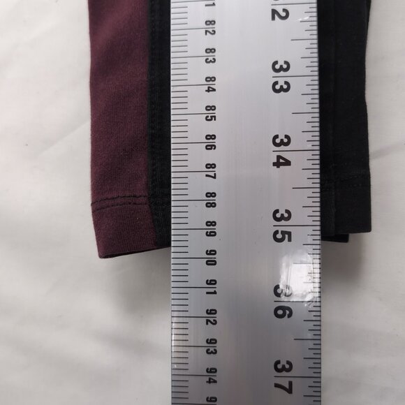 Pink Victoria's Secret Women's Black Purple Leggings Spellout, Size Small - Picture 7 of 7